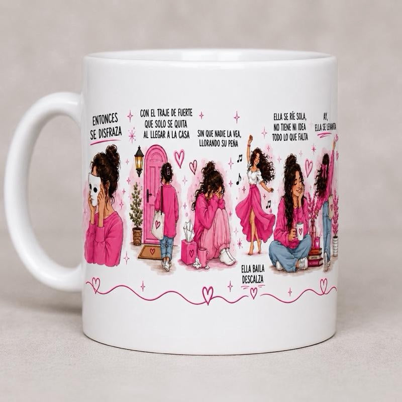 Taza De 11oz ella se disfraza