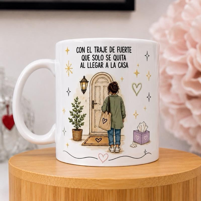 Taza De 11oz ella se disfraza