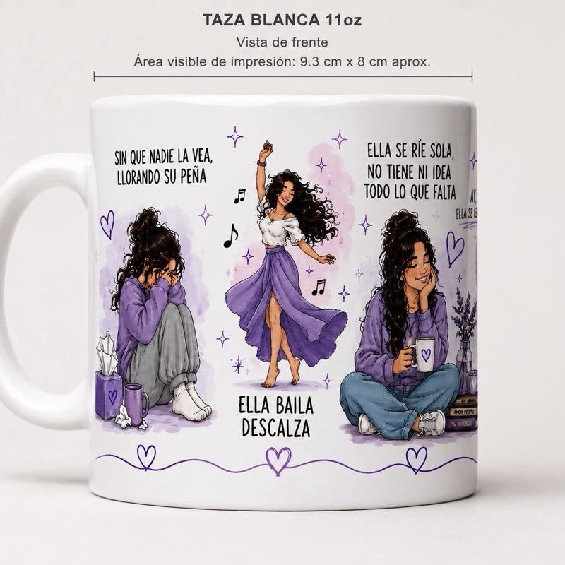 Taza De 11oz ella se disfraza
